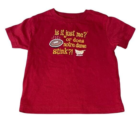 Rabbit Skins Red, Yellow, White, Brown & Black Short Sleeve T-Shirt - Picture 1 of 2